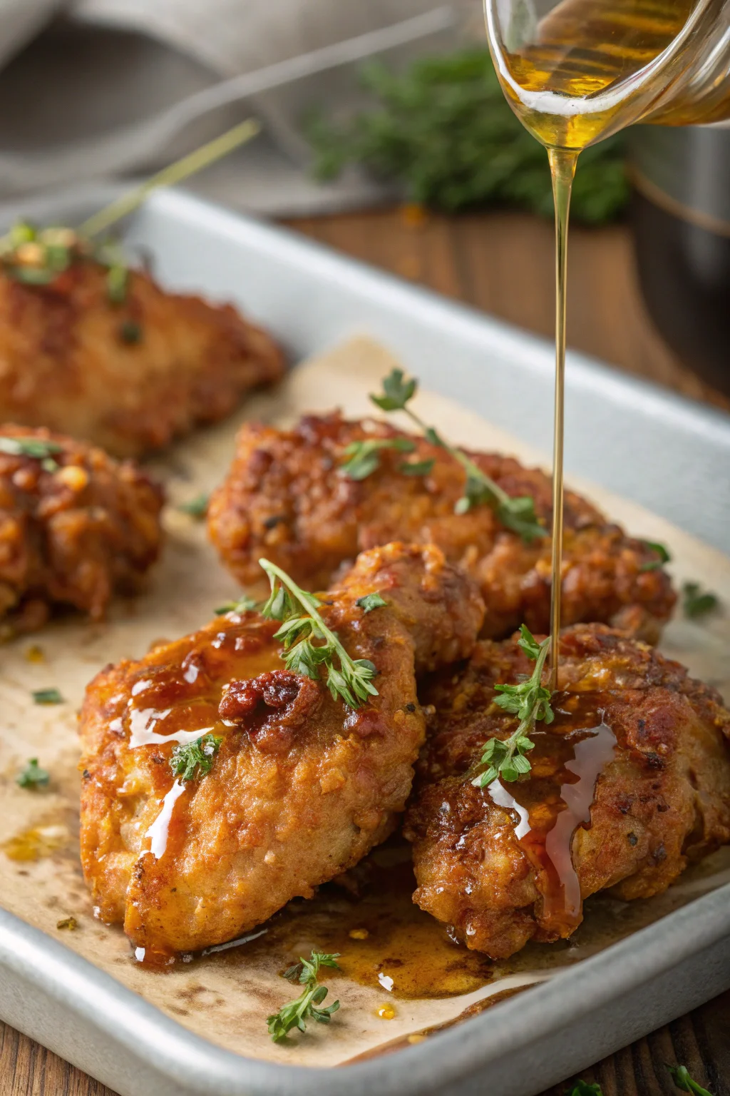 Crispy Hot Honey Chicken Recipe