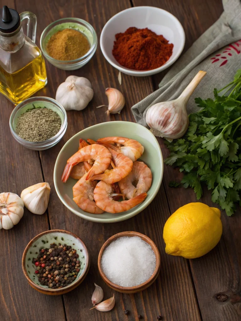 BBQ shrimp ingredients - BBQ shrimp recipe.