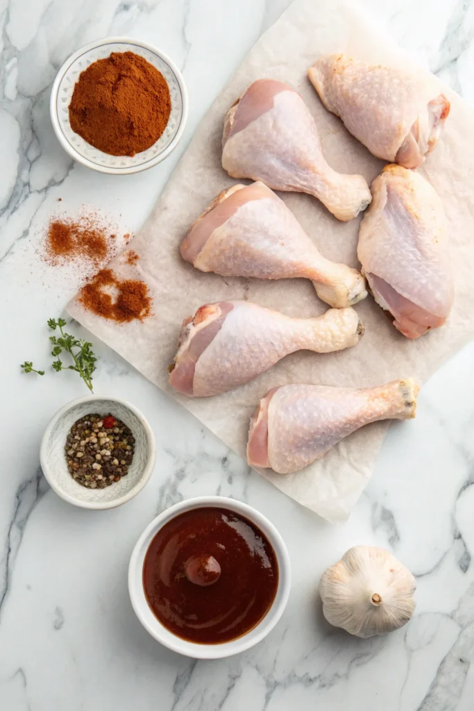 Ingredients for the Best Air Fryer BBQ Chicken