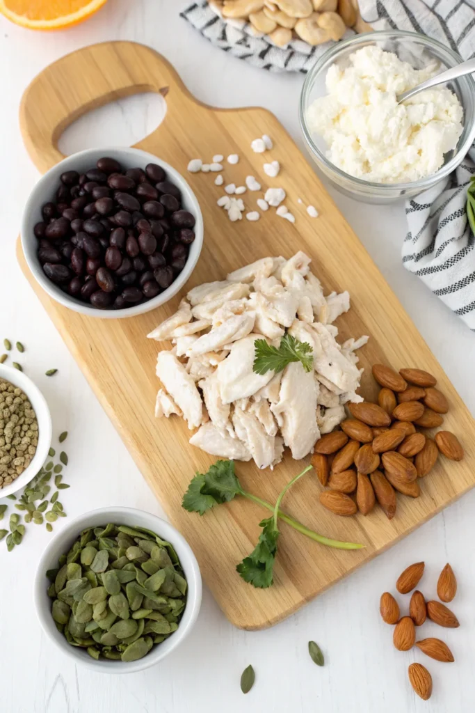 High protein ingredients for chicken salad