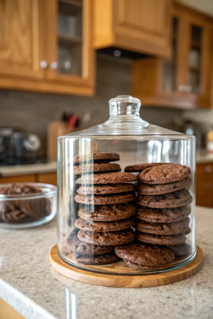 Storing gluten-free chocolate cookies for freshness